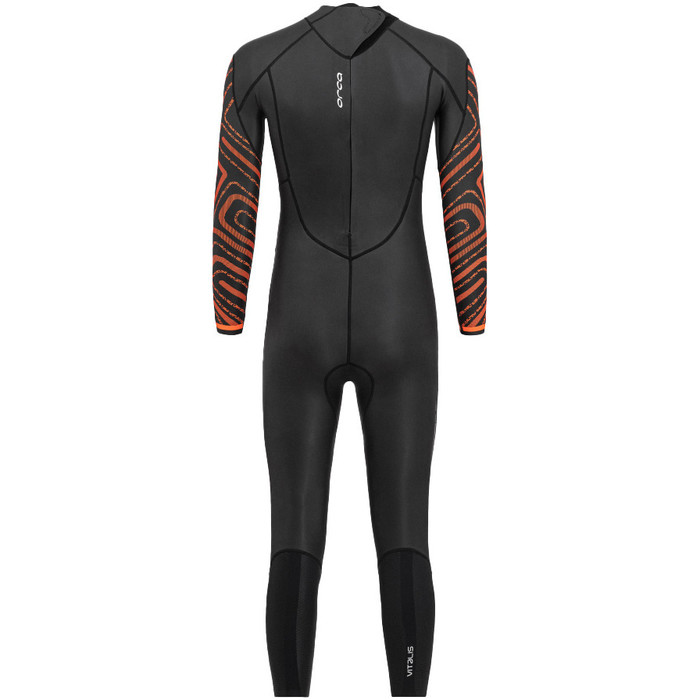 2024 Orca Mnner Vitalis Breast Stroke Open Water Swim Rckenreiverschluss Neoprenanzug NN2B0501 - Black